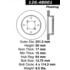 Centric 120.48001 Disc Brake Rotor Premium Brake Rotor