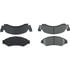 Centric 308.03750 Disc Brake Pad Set Street Brake Pads Front with Shims