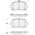 308.10280 by CENTRIC - StopTech Street Brake Pad