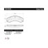 Centric 100.09490 Disc Brake Pad Set Disc Brake Pad