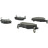 300.09110 by CENTRIC - Centric Premium Semi-Metallic Brake Pads with Shims
