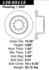 Centric 120.65115 Disc Brake Rotor Premium Brake Rotor