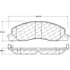 Centric 306.13990 Disc Brake Pad Set Centric Fleet Performance Brake Pads with Hardware