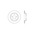 Centric 128.44179CR Disc Brake Rotor Sportstop Cryo Sport Drilled Rotor, Right