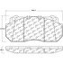 106.13120 by CENTRIC - Posi Quiet Heavy Duty 23K Pad Air Disc Meritor D Lisa