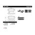 300.15440 by CENTRIC - Premium Semi-Metallic Brake Pads with Shims and Hardware