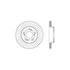 Centric 127.40082L Disc Brake Rotor Slotted Drilled Rotor
