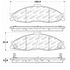 308.07490 by CENTRIC - StopTech Street Brake Pad