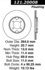 121.20008 by CENTRIC - C-Tek Standard Disc Brake Rotor - 10.39 in. Outside Diameter