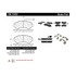 106.15402 by CENTRIC - Posi Quiet Extended Wear Brake Pads with Shims and Hardware