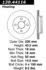 Centric 120.44116 Disc Brake Rotor Centric Premium Brake Rotor