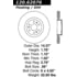 Centric 120.62076 Disc Brake Rotor Premium Brake Rotor
