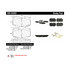 300.04360 by CENTRIC - Premium Semi-Metallic Brake Pads with Shims and Hardware