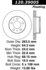 120.39005 by CENTRIC - Centric Premium Brake Rotor