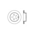 128.46072R by CENTRIC - Sport Cross Drilled Brake Rotor, Right