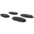 102.06040 by CENTRIC - C-Tek Semi-Metallic Brake Pads with Shims