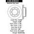 Centric 120.63023 Disc Brake Rotor Premium Brake Rotor