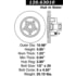 Centric 120.63010 Disc Brake Rotor and Hub Assembly Premium Brake Rotor