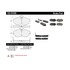 Centric 102.03580 Disc Brake Pad Set C-Tek Semi-Metallic Brake Pads with Shims