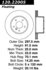 120.22005 by CENTRIC - Premium Brake Rotor
