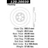 Centric 120.20030 Disc Brake Rotor Centric Premium High Carbon Alloy Brake Rotor