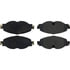 300.17600 by CENTRIC - Centric Premium Semi-Metallic Brake Pads with Shims