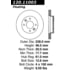 Centric 120.11003 Disc Brake Rotor Premium Brake Rotor