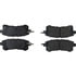 106.15100 by CENTRIC - Posi Quiet Extended Wear Brake Pads with Shims and Hardware