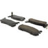 102.06360 by CENTRIC - C-Tek Semi-Metallic Brake Pads with Shims