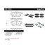 301.15510 by CENTRIC - Centric Premium Ceramic Brake Pads with Shims and Hardware