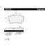 100.07370 by CENTRIC - Disc Brake Pad