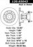 120.65043 by CENTRIC - Premium Brake Rotor