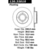 Centric 120.33019 Disc Brake Rotor Premium Brake Rotor