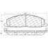106.14000 by CENTRIC - Posi Quiet Extended Wear Brake Pads with Shims and Hardware