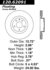 Centric 120.62091 Disc Brake Rotor Premium Brake Rotor