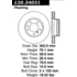 Centric 120.34021 Disc Brake Rotor Premium Brake Rotor