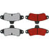 500.06610 by CENTRIC - PQ PRO Disc Brake Pads with Hardware