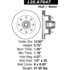 120.67047 by CENTRIC - Premium Brake Rotor