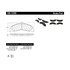 106.13280 by CENTRIC - Posi Quiet Extended Wear Brake Pads with Shims and Hardware