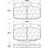 308.03310 by CENTRIC - Street Brake Pads with Shims