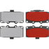 500.11820 by CENTRIC - PQ PRO Disc Brake Pads with Hardware