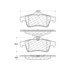 301.10950 by CENTRIC - Centric Premium Ceramic Brake Pads with Shims and Hardware
