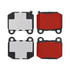 Centric 500.09610 Disc Brake Pad Set PQ PRO Disc Brake Pads with Hardware