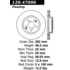 Centric 120.47006 Disc Brake Rotor Premium Brake Rotor