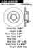 120.65035 by CENTRIC - Premium Brake Rotor