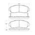 308.10890 by CENTRIC - StopTech Street Brake Pad