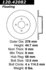 Centric 120.42082 Disc Brake Rotor Centric Premium Brake Rotor