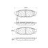 301.11140 by CENTRIC - Centric Premium Ceramic Brake Pads with Shims and Hardware