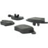 300.11070 by CENTRIC - Centric Premium Semi-Metallic Brake Pads with Shims and Hardware