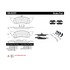 106.05291 by CENTRIC - Posi Quiet Extended Wear Brake Pads with Shims and Hardware